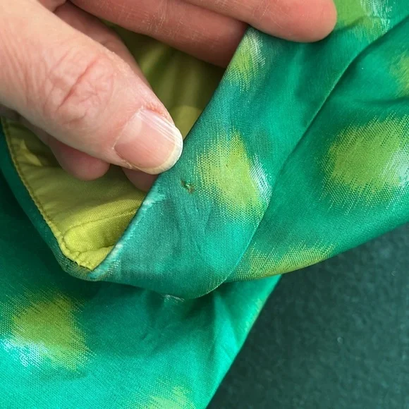 Kate Spade Kelly green strapless silk dress New York peacock way Kay 12 - Picture 14 of 14